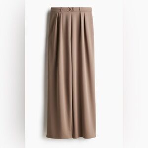 H&M Tan Wide-Leg Pants